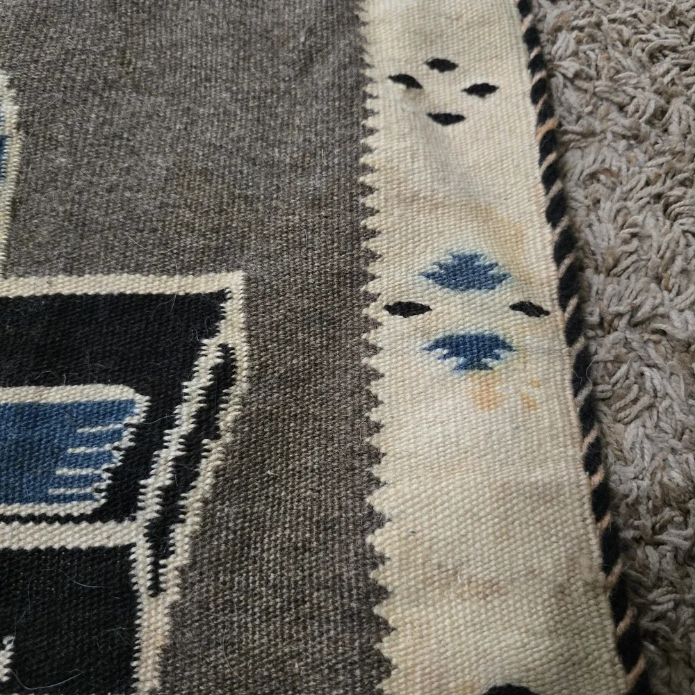 Vintage Mexican Chac Mool  Wool 57